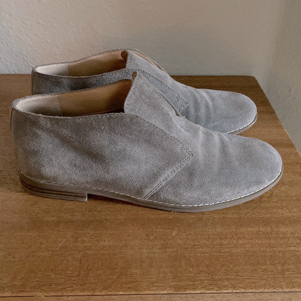 Franco Sarto Suede Slip-On Loafers